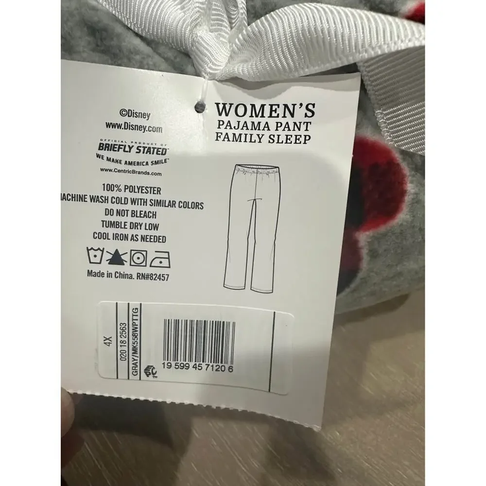 New w tags:‎ Official Disney Women’s 4x pajama pants - Picture 10 of 10